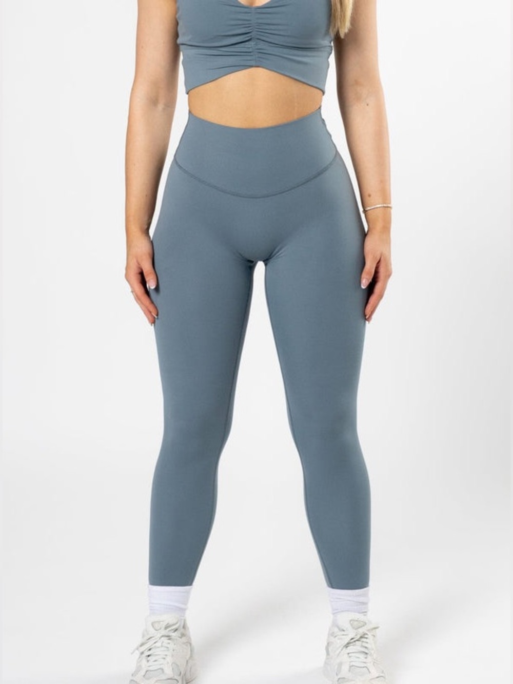Paragon High Rise Sculptseam Leggings Size XS Athletic Wear In Slate